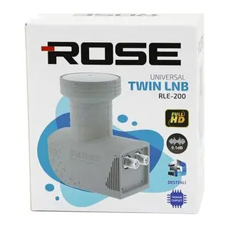 2Lİ UYDU LNB UNIVERSAL TWIN FULL HD - 3D - 0.1dB RLE-200