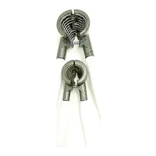2 Parça Set Metal Fındık - Ceviz Kıracak Beyaz Saplı