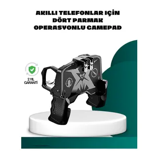 Mobil FPS Oyunlar İçin Dört Parmak Uyumlu Gamepad