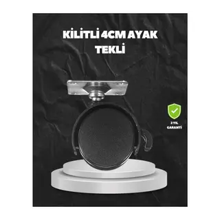 Kilitli 4 cm Evrensel Tekerlek Ayak Tek Adet