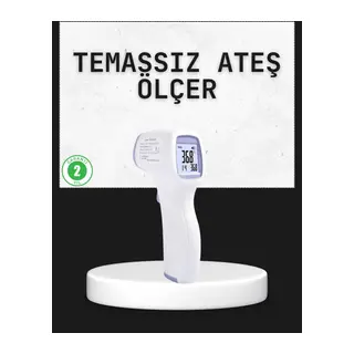 Temassız Termometre Hızlı Ölçüm Güvenli Dijital Ateş Ölçer