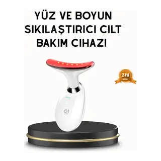 Boyun ve Gıdı Toparlayıcı EMS Cilt Sıkılaştırıcı 7000 Titreşim Isı Terapisi