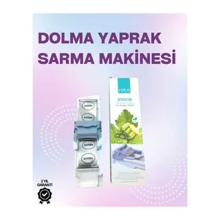 Yaprak Sarma Makinesi – Üzüm, Lahana ve Pazı İçin Otomatik Sarım Kolaylığı.