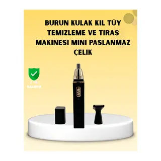 Şarjlı burun ve kulak kılı temizleme cihazı