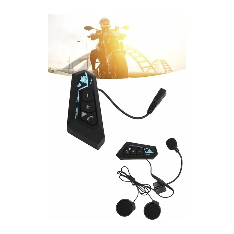 Bluetooth Kask Kulaklığı Intercom 5.0 Bluetooth Android ve İOS Uyumlu