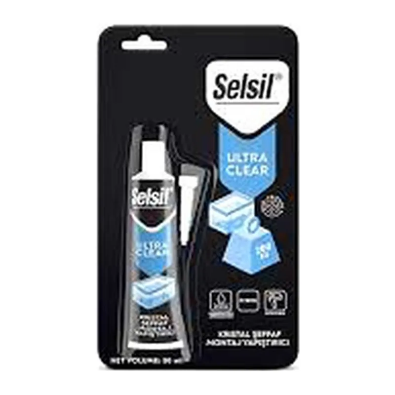 Selsil Şeffaf Montaj Yapıştırıc Ultra Clear 50ML