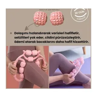 9 Tekerlekli Yoga Fitness Silindiri (Roller)