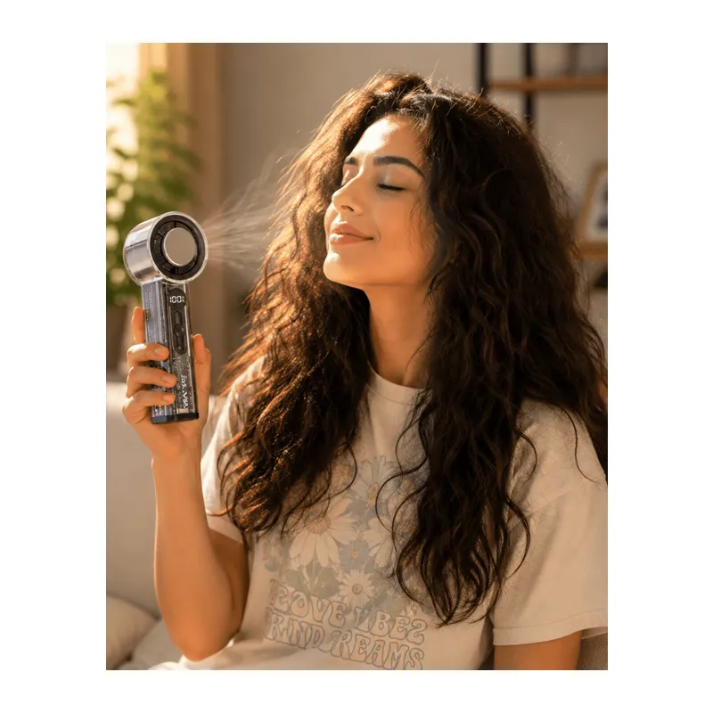 Ayarlanabilir Hız Kademeli Turbo Hava Üflemeli Mini Fan
