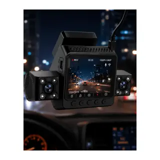 Araç İçi Güvenlik Kamerası 4 Lensli Full HD Kayıt Destekli Sistem