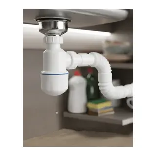 Lavabo Sifon Seti Esnek Borulu Koku Engelleyici Sızdırmaz ve Kolay Montajlı
