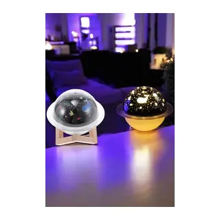 Hava Nemlendirici Masa ve Gece Lambası USB Projeksiyon Aromaterapi