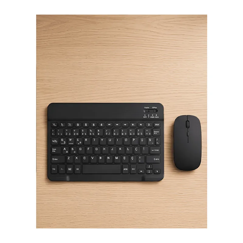 Sessiz Tuşlu Kablosuz Klavye Mouse Seti Çoklu Cihaz Uyumlu