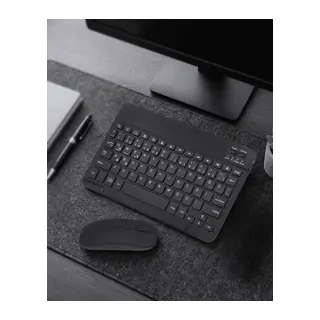 Bluetooth Klavye Mouse Seti Taşınabilir Wireless Bilgisayar Aksesuarı