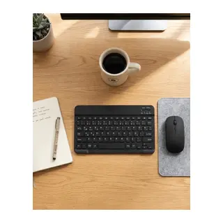 Kablosuz Klavye ve Mouse Kombosu Bluetooth Uyumlu Sessiz Set