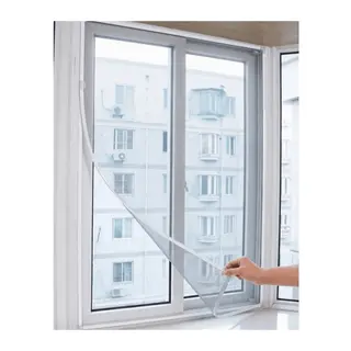 Pencere Sineklik Tülü 100x150 CM Çift Taraflı Bant Hediyeli Kesilebilir Tül Sineklik Seti