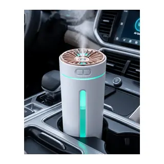 Araç İçi Hava Nemlendirici 5 Esans Hediyeli LED Işıklı USB Buhar Makinesi