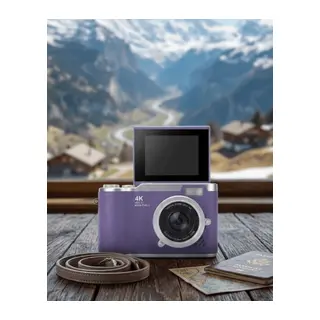 Vlog Kamera 4K Video 48 MP Otomatik Odaklı Flip Ekranlı