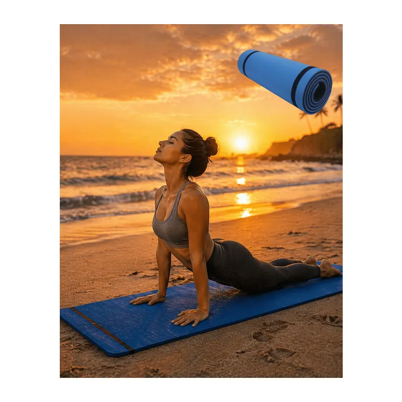 10MM Yoga Matı Mavi