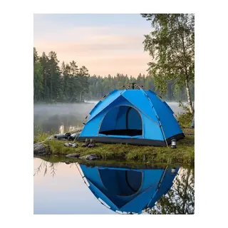 2 3 Kişilik Otomatik Kamp Çadırı Su Geçirmez Outdoor Pratik Kurulum