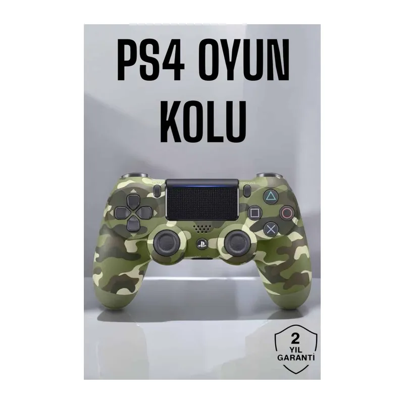 PS4 Oyun Kolu Kamuflaj Desenli Joystick