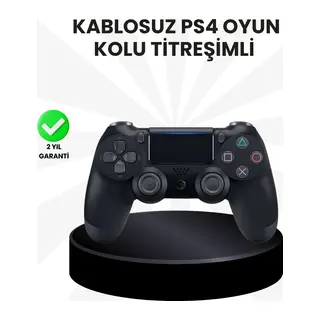 Şarjlı Kablosuz PS4 Oyun Kolu Titreşimli Hassas Kontrol