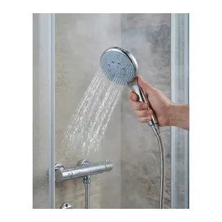 Spiral Hortumlu 4 Kademeli El Duşu Seti Duvar Askılı Banyo Duş Başlığı