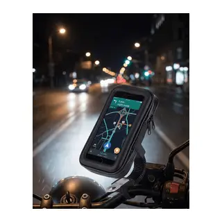Bisiklet Scooter Motosiklet İçin Su Geçirmez Telefon Standı 360 Derece Döner