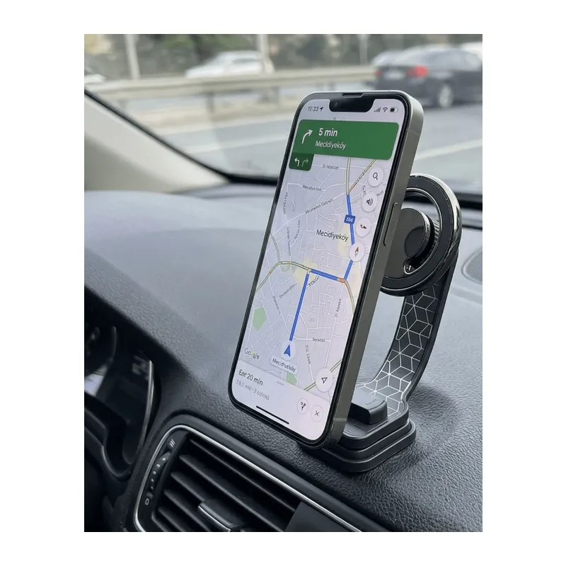 Araç İçi Manyetik Telefon Tutucu Katlanabilir Navigasyon Standı