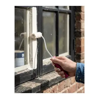 Mini Boya Rulo Seti 10 Cm Boya Fırçası 6 Adet Yedek Rulo Hediyeli Boya Uygulama Aparatı