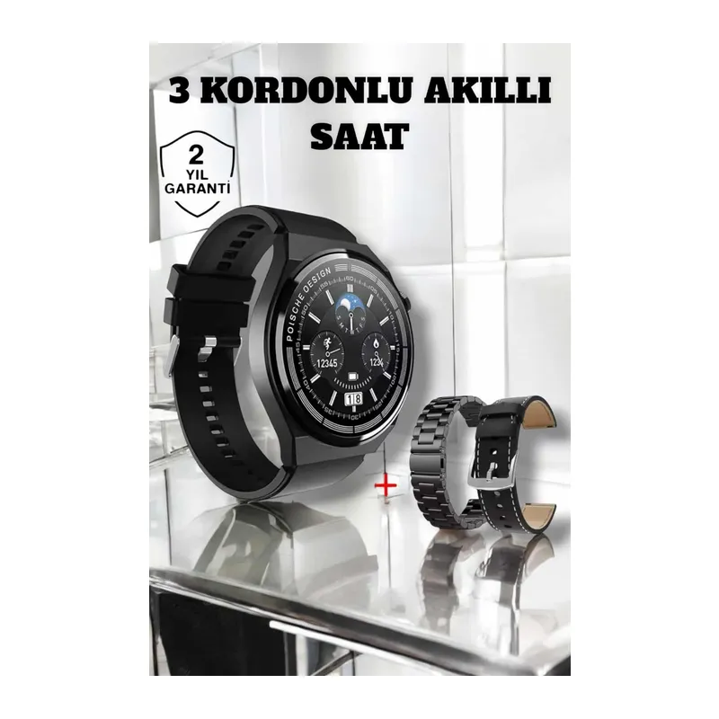Akıllı Saat Uyku Ve Sağlık Takibi Bildirim Görme Arama Cevaplama