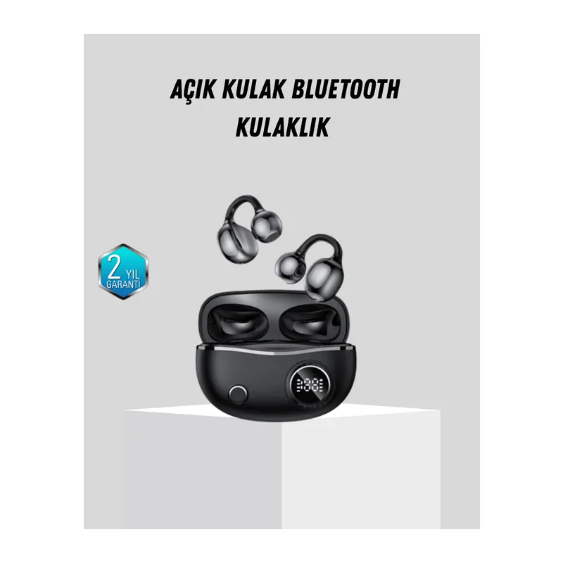 Açık Kulak Bluetooth Kulaklık 5.4 APTX Destekli Ergonomik Tasarım