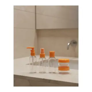 30 ml 5’li Seyahat Şişesi Seti Çantalı Kozmetik Organizer