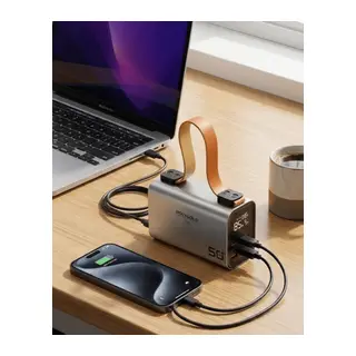 50000 mAh Powerbank Süper Hızlı Şarj LED Dijital Göstergeli Taşınabilir Şarj Cihazı