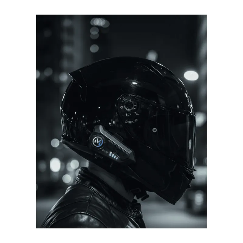 Bluetooth 5.3 Kask İçi Intercom Kulaklık 1000 m Mesafe 1000 mAh