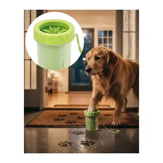 Orta ve Büyük Irk Köpekler İçin Pati Yıkama Kabı Pratik Hijyen Çözümü