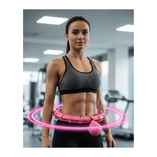 Masajlı Akıllı Hula Hoop Ayarlanabilir Fitness Çemberi