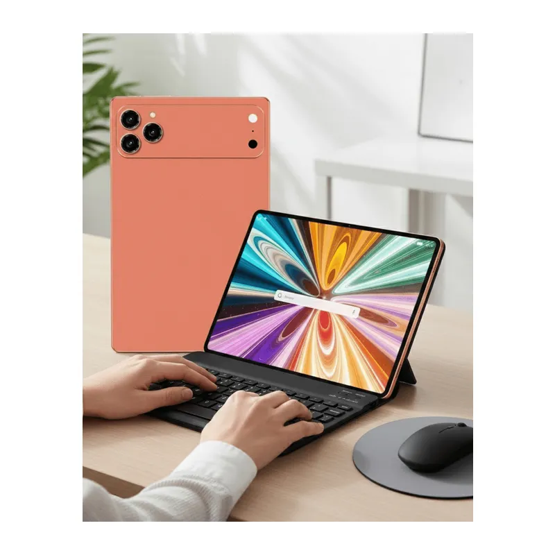 Android Tablet Klavyeli Set Stylus Kalem Kılıf Cam Dahil