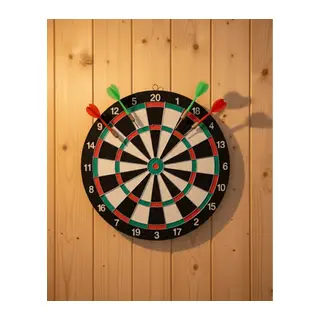 Ev ve Ofis İçin 17 İnç Dart Tahtası Seti 4 Adet Dart Oku Dahil