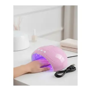 Ultraviyole Işıklı 15 Ledli 45W Oje Kurutucu Makine Pembe