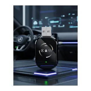 Kablosuz CarPlay ve Android Auto Adaptörü Tak Çalıştır Kullanım