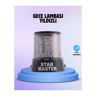 Odayı Yıldızlarla Dolduran Galaxy Efektli LED Projektör Işık