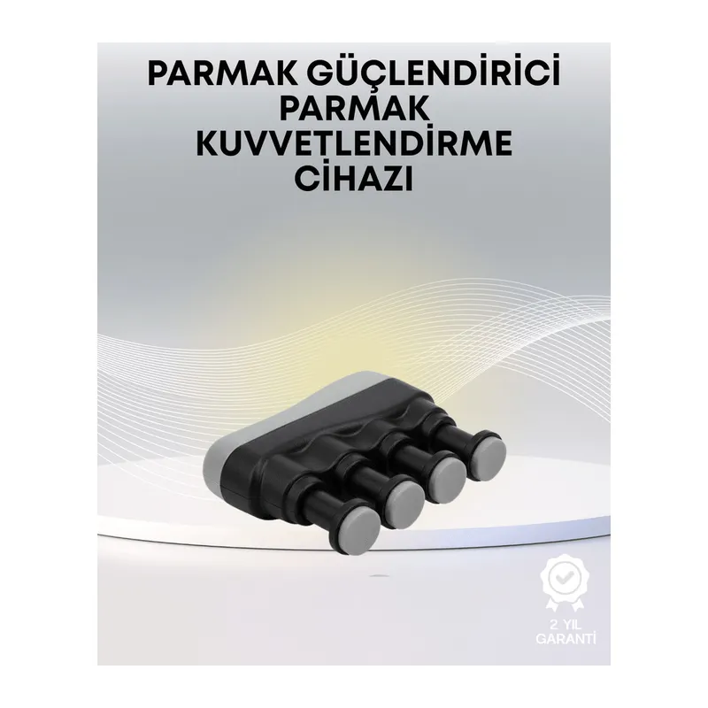 Ergonomik Parmak Egzersiz Aleti El ve Bilek Güçlendirici