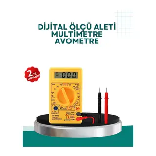 Elektrik Ölçüm Cihazı Dijital Multimetre 10 Amper Destekli