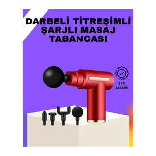 Şarjlı Masaj Tabancası Spor Sonrası Kas Rahatlatma İçin