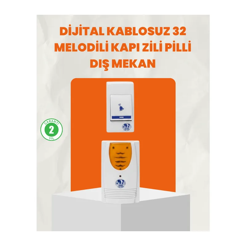 Kablosuz Kapı Zili Ev ve Ofis İçin Konforlu Çözüm
