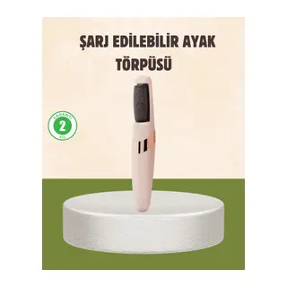 İki Hızlı Elektrikli Ayak Törpüsü Pürüzsüz Topuk Bakımı