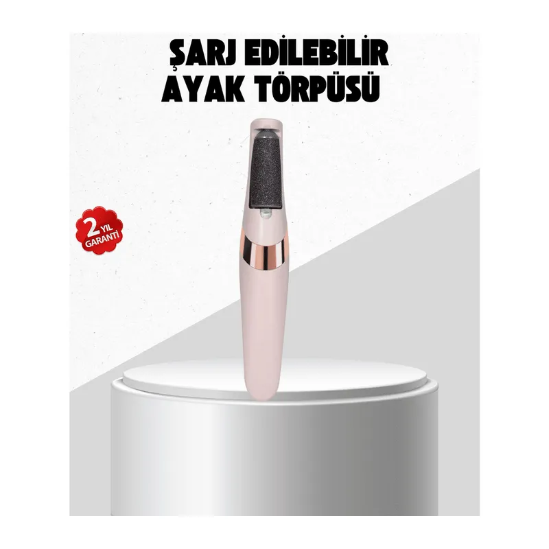 USB Şarjlı Ayak Törpüsü Nasır Temizleyici Elektrikli