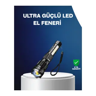 Outdoor ve Acil Durum İçin Güçlü LED El Feneri