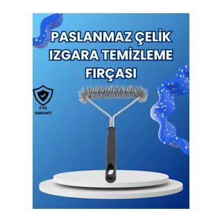Paslanmaz Çelik Izgara Temizleme Fırçası Mangal ve Barbekü İçin