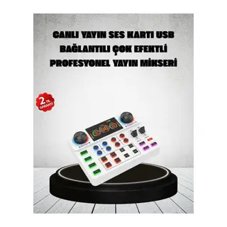 Canlı Yayın ve Karaoke İçin Profesyonel Ses Kartı Bluetooth Destekli